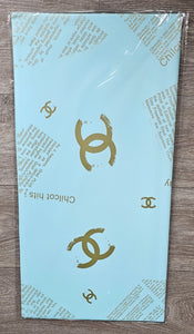 Chanel Logo With Writing  Wrapping Paper