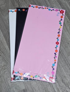 Floral Edge Design Wrapping Paper