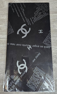 Chanel Logo With Writing  Wrapping Paper