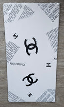 Load image into Gallery viewer, Chanel Logo With Writing  Wrapping Paper
