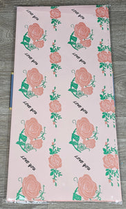 Rose Pattern Wrapping Paper