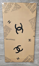 Load image into Gallery viewer, Chanel Logo With Writing  Wrapping Paper
