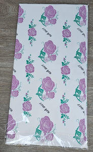 Rose Pattern Wrapping Paper