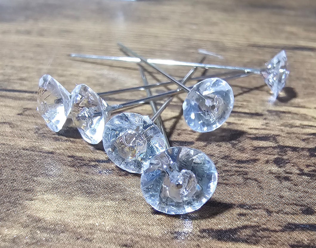 Floral Diamond Pins
