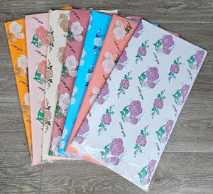 Rose Pattern Wrapping Paper