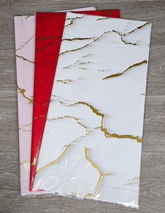 Gold Marble Wrapping Paper