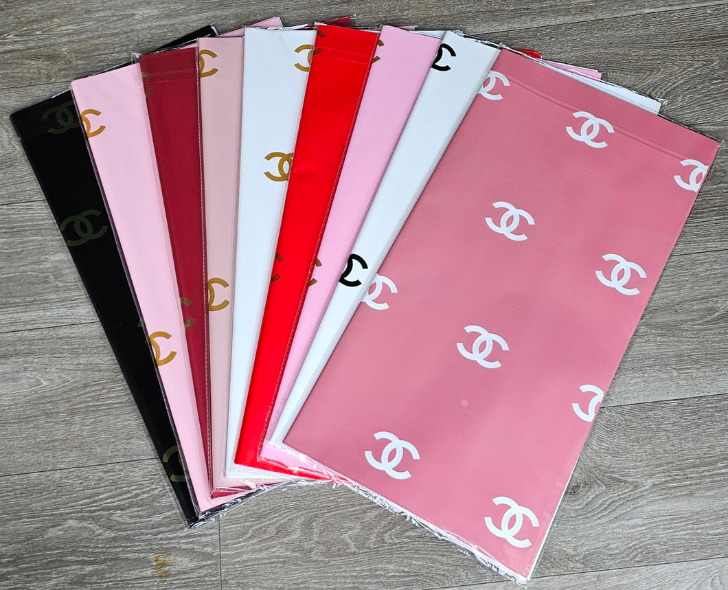 Chanel Logo Wrapping Paper