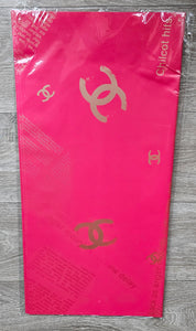 Chanel Logo With Writing  Wrapping Paper