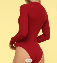 Load image into Gallery viewer, Rita Red Bodysuit
