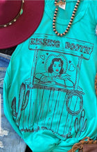 Load image into Gallery viewer, Betty Lou Tank Top ( Turquoise)
