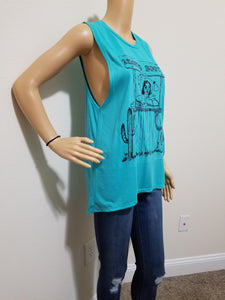 Betty Lou Tank Top ( Turquoise)