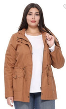 Load image into Gallery viewer, Camila Military Jacket ( PLUS SIZE)
