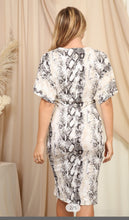 Load image into Gallery viewer, Allison Snake Print Dress
